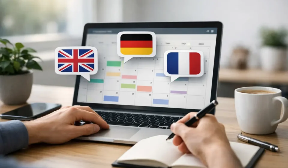 Kalender per Sprache verwalten leicht gemacht