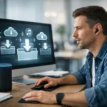 KI Downloads organisieren per Stimme